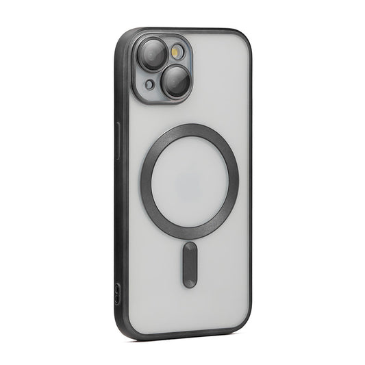 Camera Lens Protector Metallic finish Back Case Cover for Apple iPhone 15