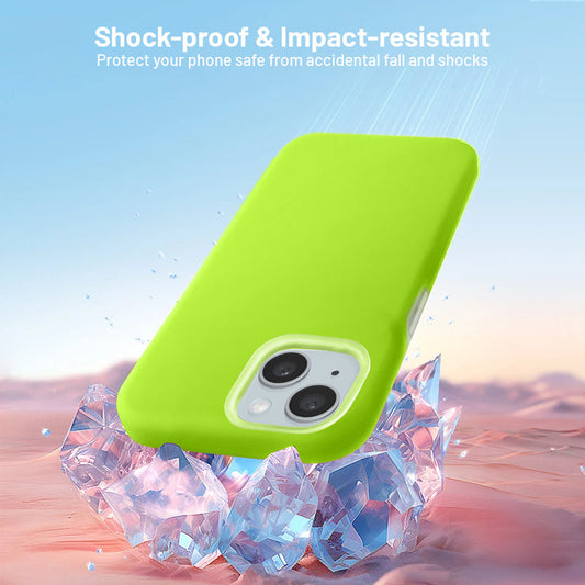 Premium Silicone Candy Case For Apple iPhone 15 Plus