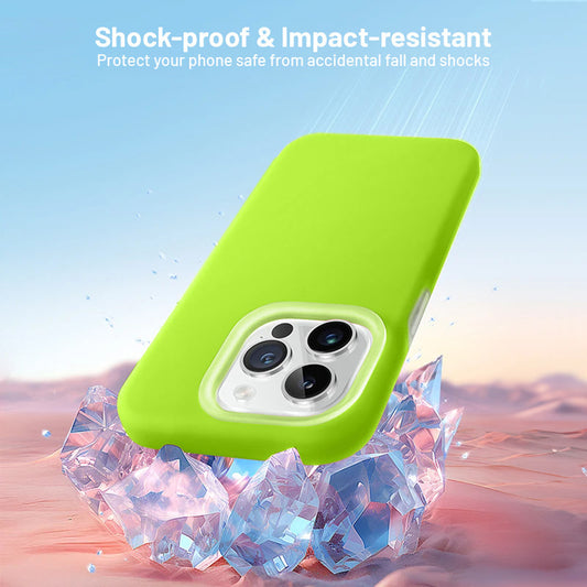 Premium Liquid Silicone Solid Back Cover Apple iPhone 15 Pro