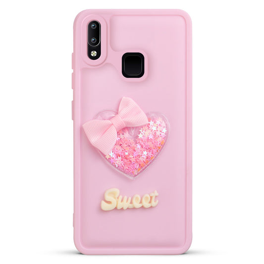 Bow Heart Cute Phone Back Cover for Vivo Y95