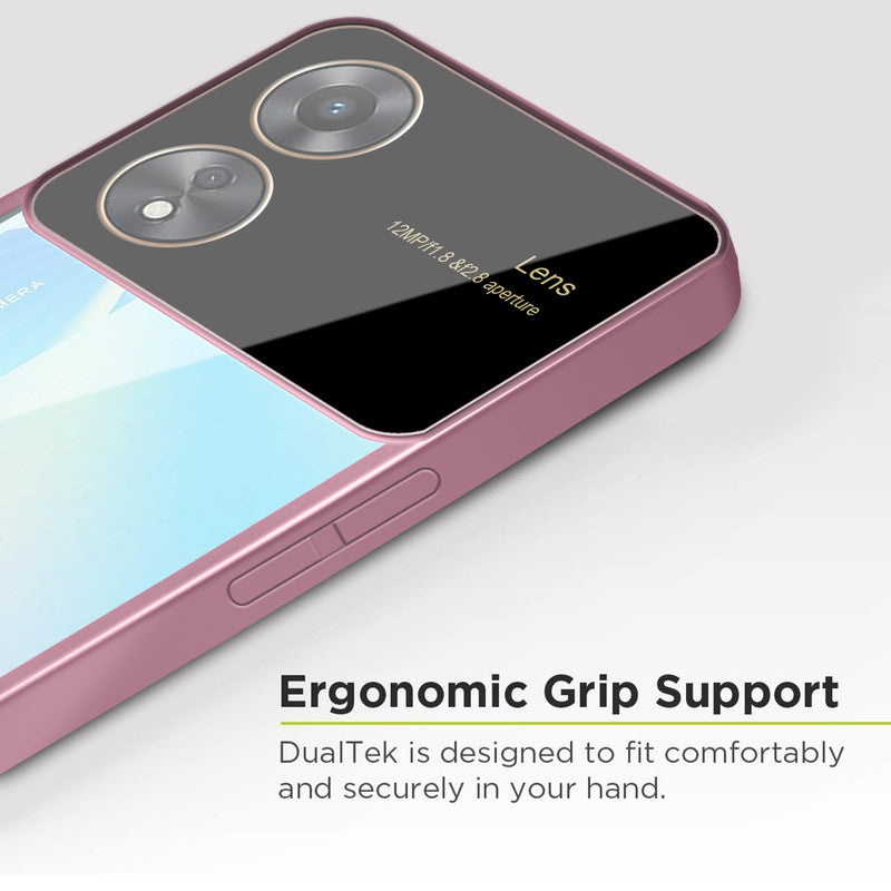 Transparent Camera Lens Protection Back Cover for Oppo A78 5G