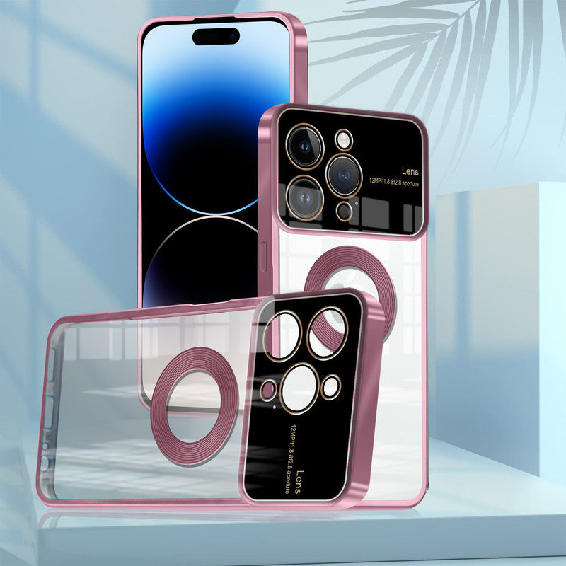 Clear Logo Cut Case with Raised Camera Guard for Apple iPhone 14 Pro