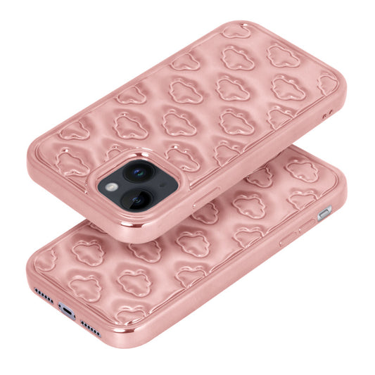 3D Cute Cloud Pattern Back Cover for Apple iPhone 14