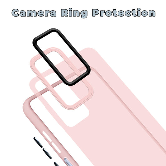 Translucent Matte with Shiny Camera Ring Back Cover for Samsung M34 5G