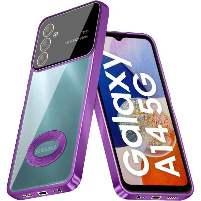 Transparent Camera Lens Protection Back Cover for Samsung A14 5G
