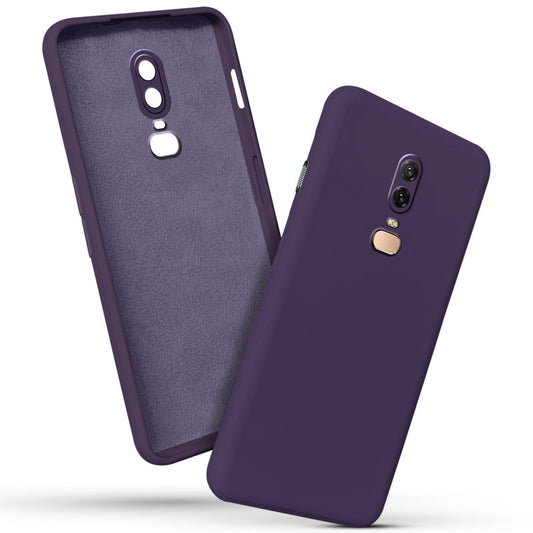 Premium Matte Silicone Back Cover for Oneplus 6