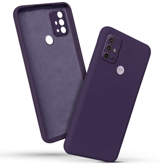 Premium Matte Silicone Back Cover for Motorola G30