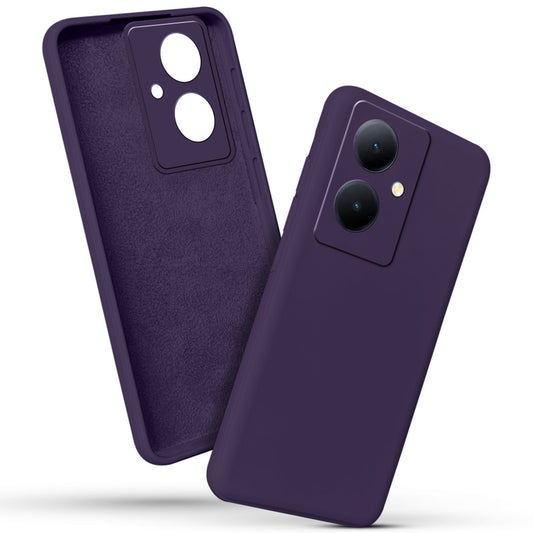 Premium Matte Silicone Back Cover for Vivo Y78 5G