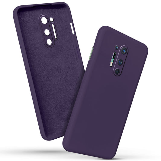 Premium Matte Silicone Back Cover for Oneplus 8 Pro