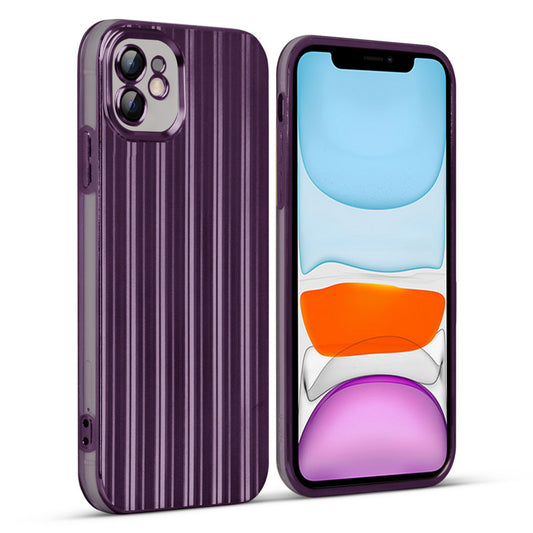 Shiny Chrome Line Back Cover for Apple iPhone 11