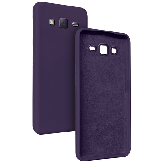 Premium Matte Silicone Back Cover for Samsung J7 2015