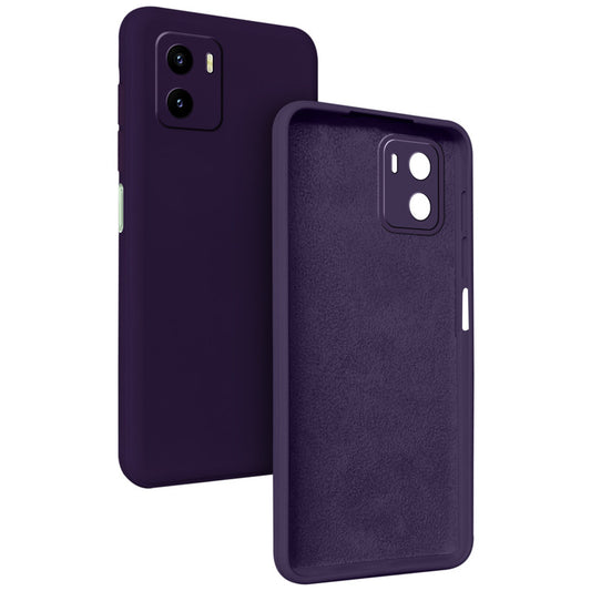 Premium Matte Silicone Back Cover for Vivo Y15S