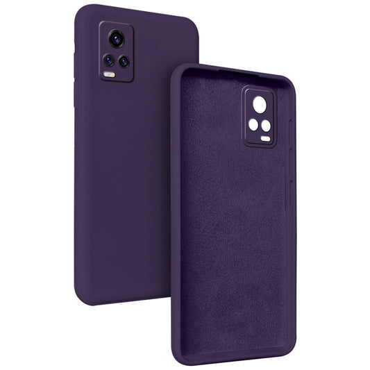 Premium Matte Silicone Back Cover for Vivo V20