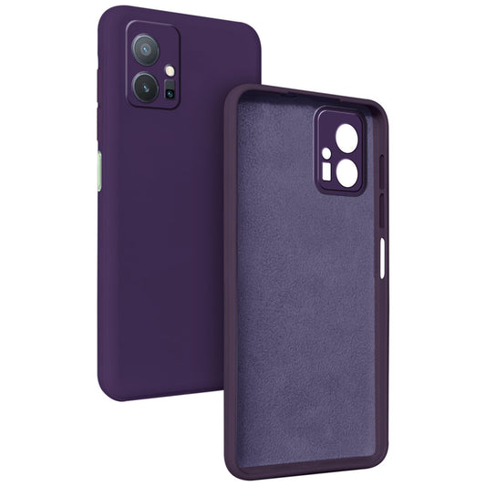 Premium Matte Silicone Back Cover for Vivo T1 5G