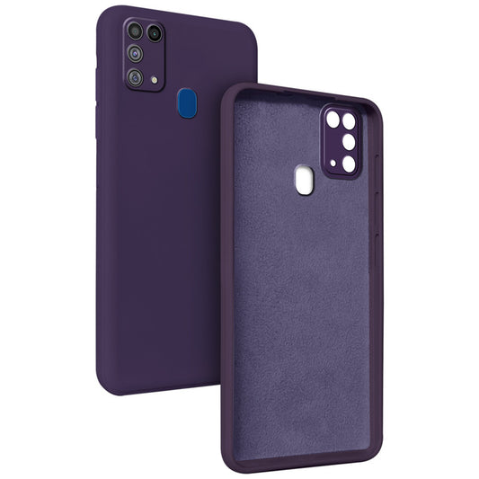 Premium Matte Silicone Back Cover for Samsung M31