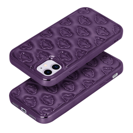 3D Cute Cloud Pattern Back Cover for Apple iPhone 12