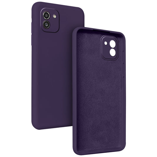 Premium Matte Silicone Back Cover for Samsung A03