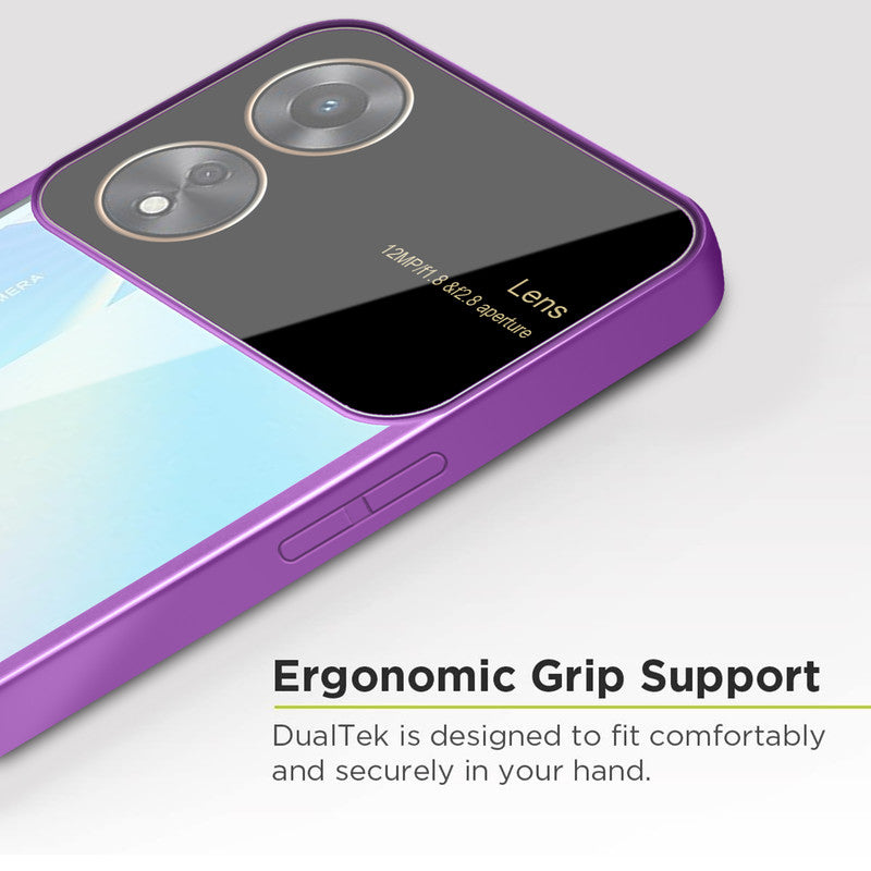 Transparent Camera Lens Protection Back Cover for Oppo A78 5G