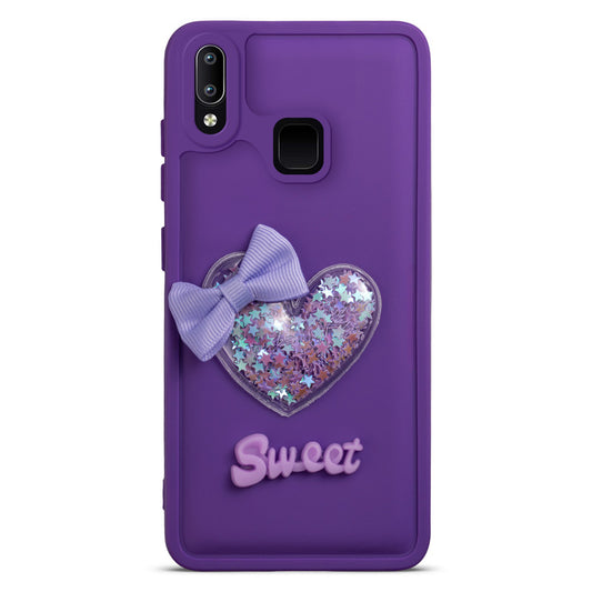 Bow Heart Cute Phone Back Cover for Vivo Y95