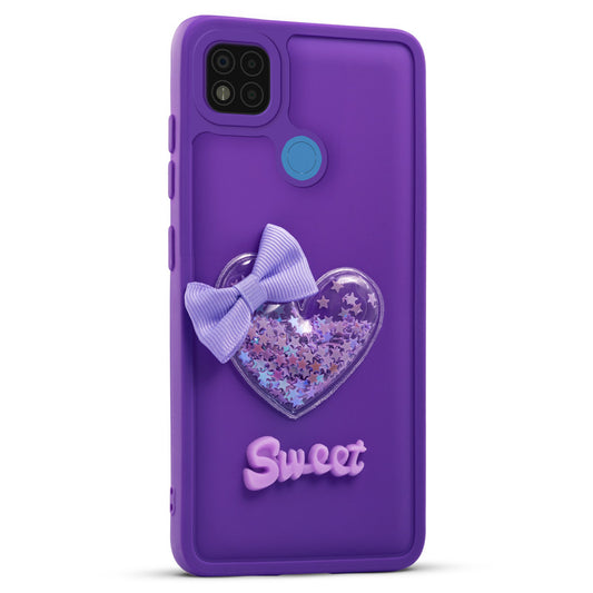 Bow Heart Cute Phone Back Cover for Poco C31