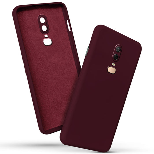 Premium Matte Silicone Back Cover for Oneplus 6