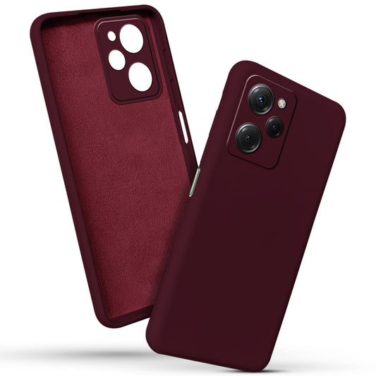 Premium Matte Silicone Back Cover for Poco X5 Pro 5G