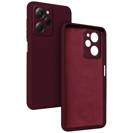 Premium Matte Silicone Back Cover for Poco X5 Pro 5G