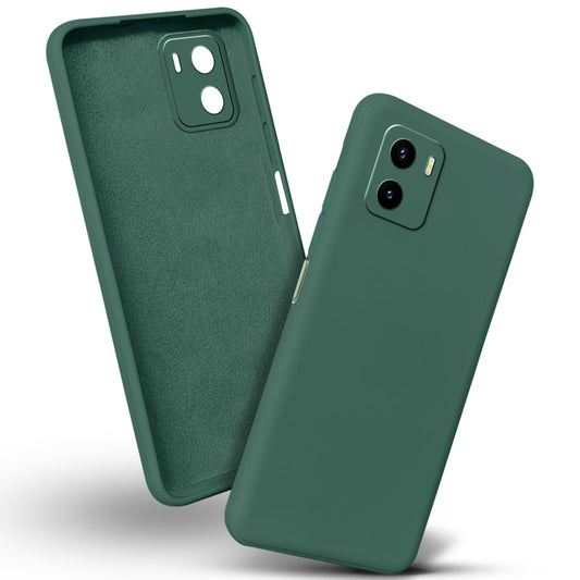 Premium Matte Silicone Back Cover for Vivo Y15S