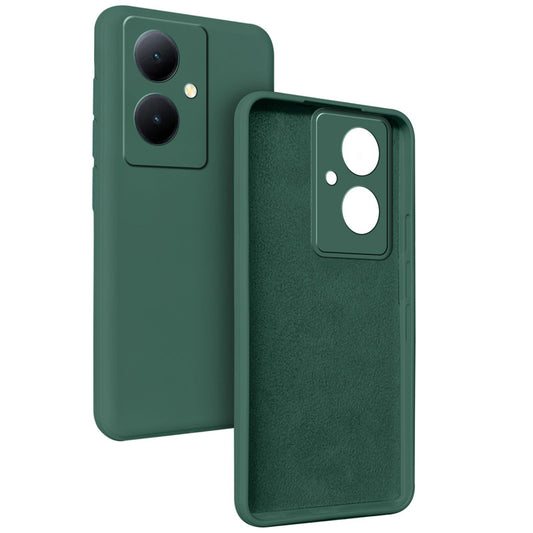 Premium Matte Silicone Back Cover for Vivo Y78 5G