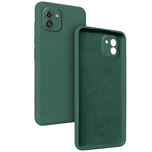 Premium Matte Silicone Back Cover for Samsung A03