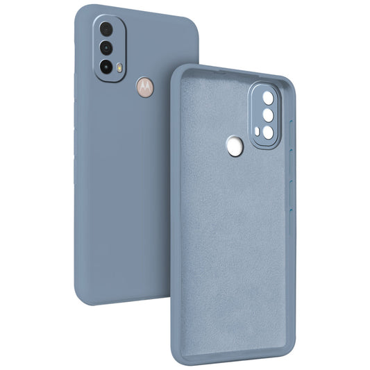 Premium Matte Silicone Back Cover for Motorola E40