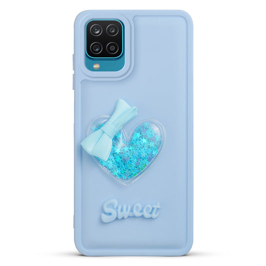 Bow Heart Cute Phone Back Cover for Samsung A12