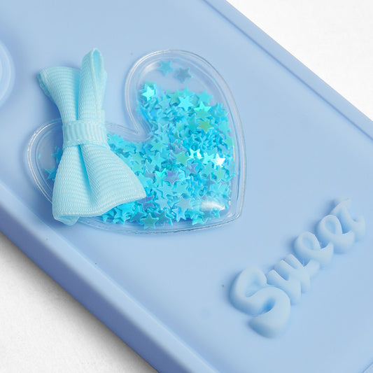 Bow Heart Cute Phone Back Cover for Oppo A18