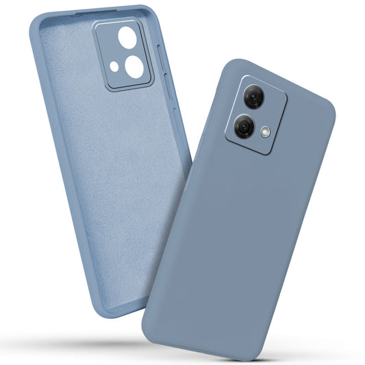 Premium Matte Silicone Back Cover for Motorola G84 5G