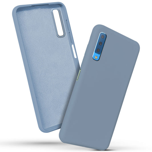 Premium Matte Silicone Back Cover for Samsung A7 2018