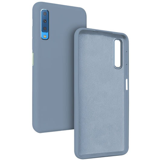 Premium Matte Silicone Back Cover for Samsung A7 2018