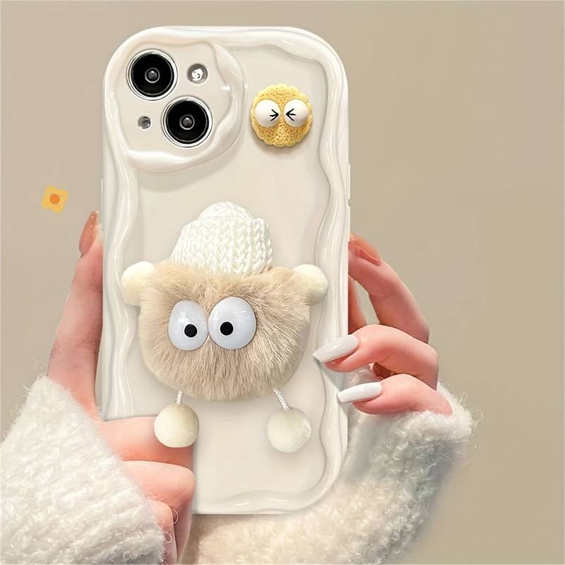 Wave Cute 3D Cartoon Back Cover Case for Apple iPhone 13