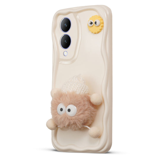 Wave Cute 3D Cartoon Back Cover Case for Vivo Y17s