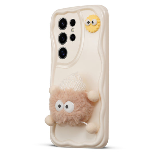 Wave Cute 3D Cartoon Back Cover Case for Samsung S24 Ultra 5G
