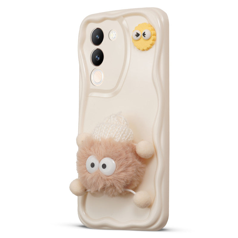 Wave Cute 3D Cartoon Back Cover Case for Vivo Y200 5G