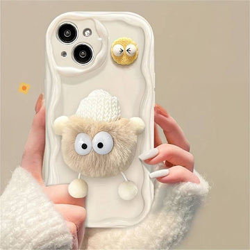 Wave Cute 3D Cartoon Back Cover Case for Apple iPhone 15