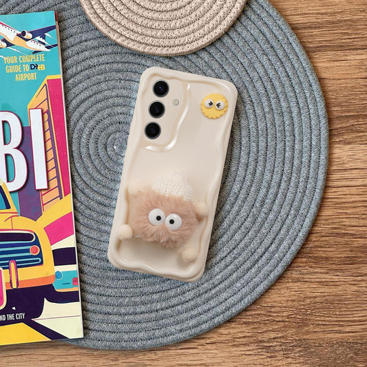 Wave Cute 3D Cartoon Back Cover Case for Samsung S24 5G
