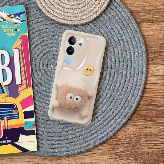 Wave Cute 3D Cartoon Back Cover Case for Vivo V29 5G