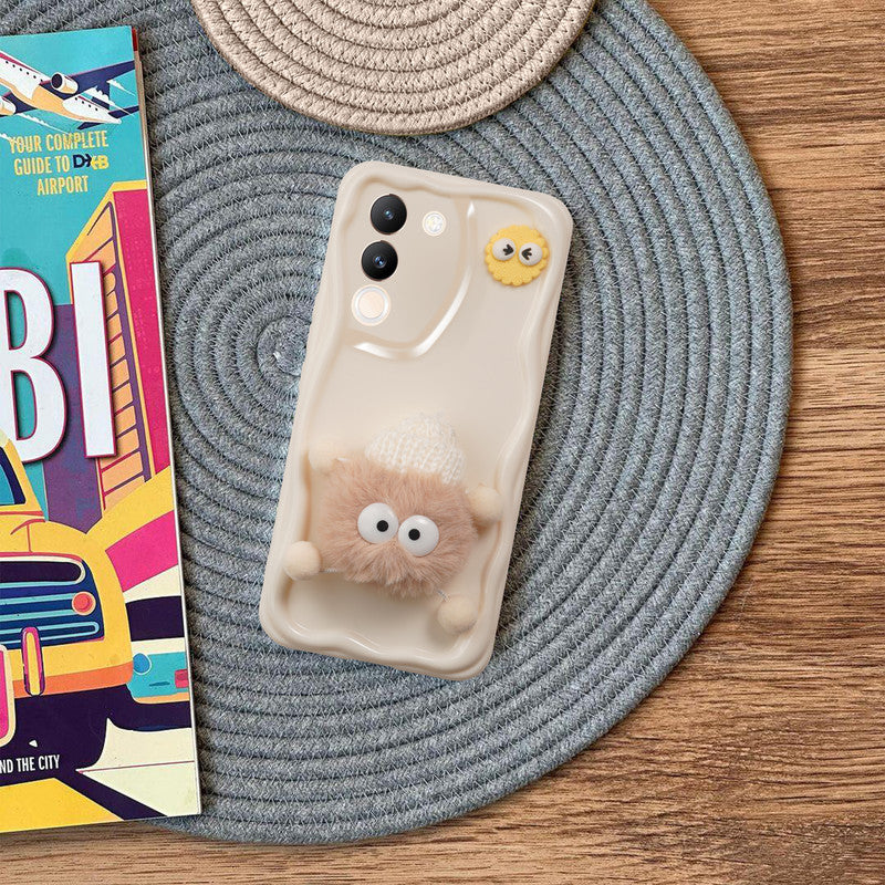 Wave Cute 3D Cartoon Back Cover Case for Vivo Y200 5G