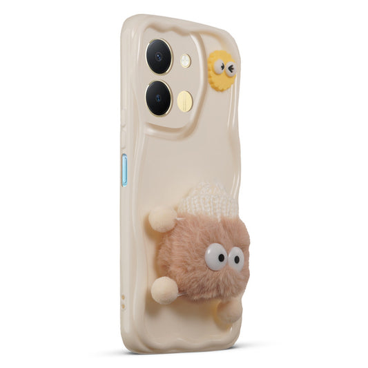 Wave Cute 3D Cartoon Back Cover Case for Vivo Y36 4G