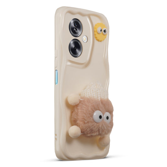 Wave Cute 3D Cartoon Back Cover Case for Oppo A79 5G