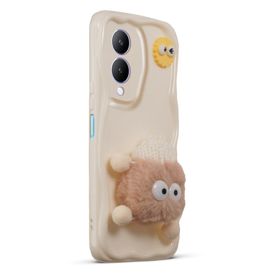 Wave Cute 3D Cartoon Back Cover Case for Vivo Y17s