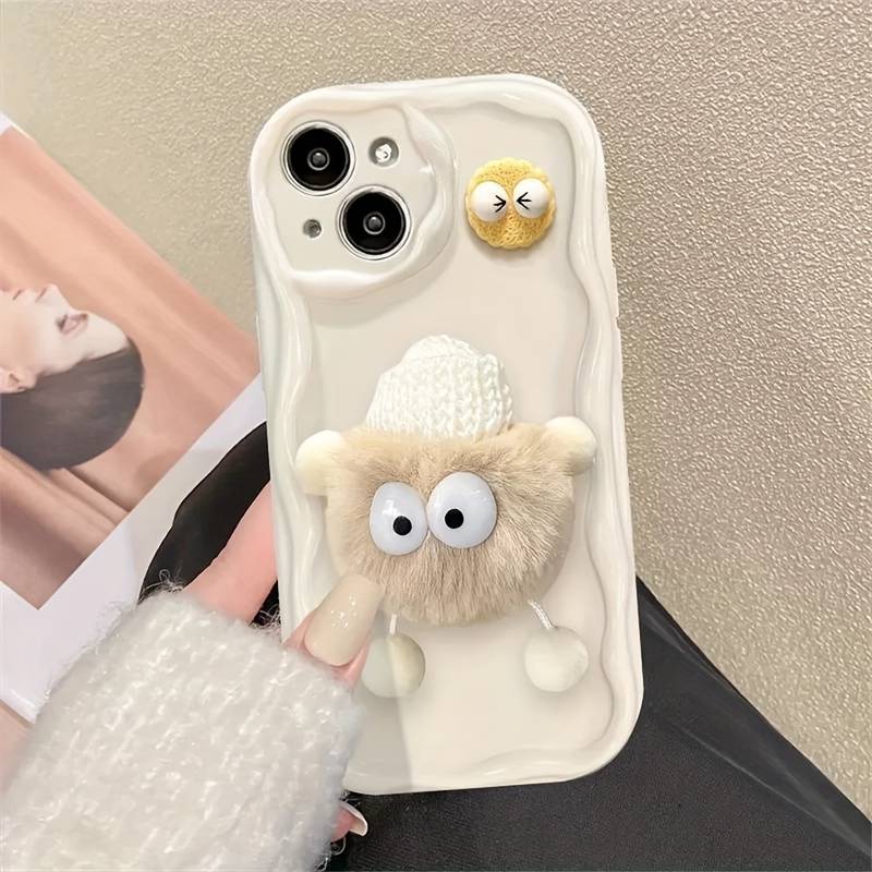 Wave Cute 3D Cartoon Back Cover Case for Apple iPhone 15