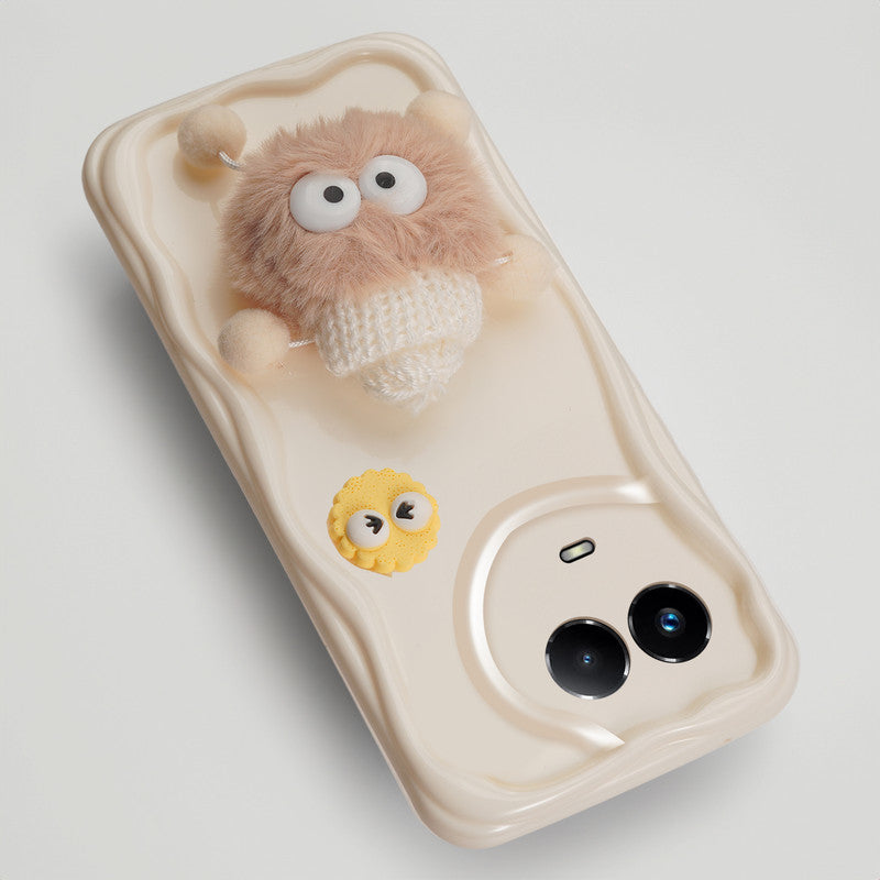 Wave Cute 3D Cartoon Back Cover Case for Realme C67 5G