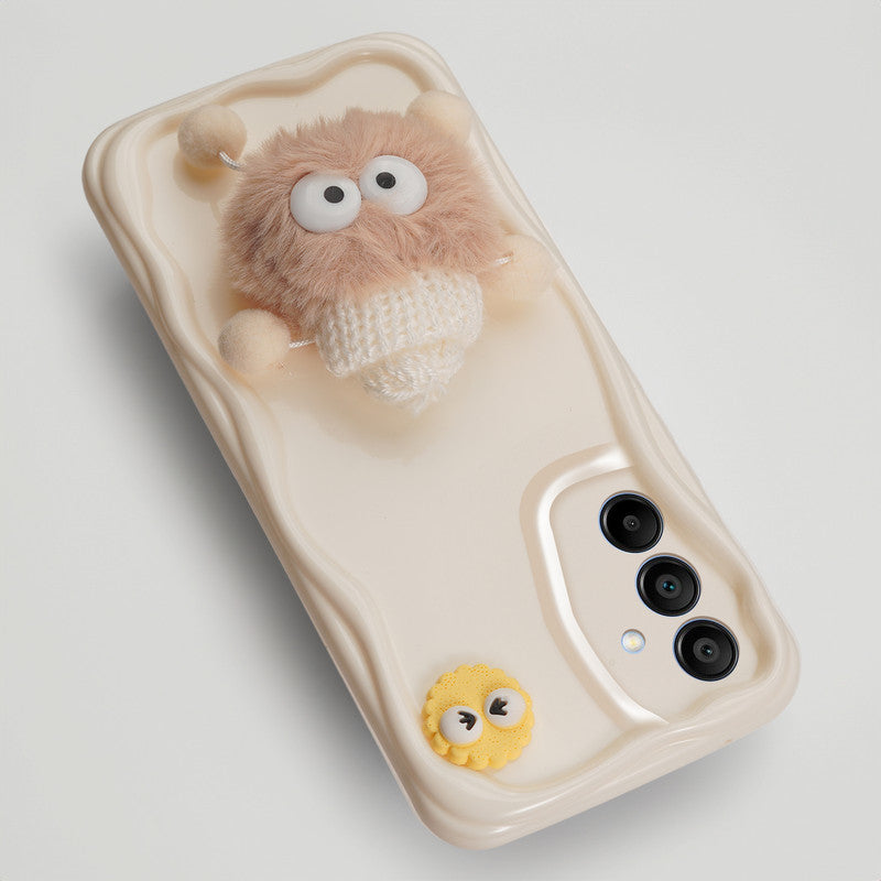 Wave Cute 3D Cartoon Back Cover Case for Samsung A15 5G